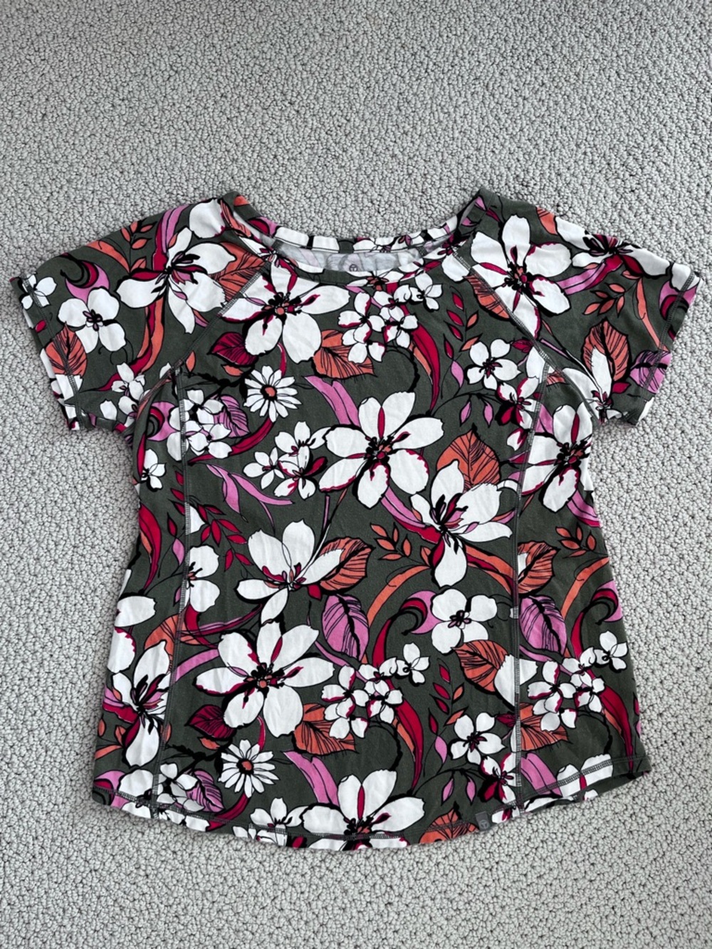 Talbots Floral T-Shirt Size Medium
